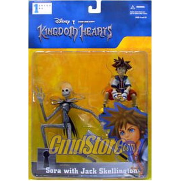 SORA with JACK SKELLINGTON FIGURE Series 1 Kingdom Hearts Disney Nightmare Before Christmas