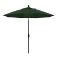 thumbnail image 2 of California Umbrella 9' Golden State Series Patio Umbrella With Stone Black Aluminum Pole Aluminum Ribs Collar Tilt Crank Lift With Pacifica Hunter Green Fabric, 2 of 4