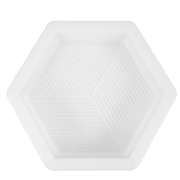KAKOWELY Hexagon Walk Maker: Concrete Path Maker Molds Reusable Stone Molding Forms Stepping Stone Paver Diy Walkway Pavement Paving Moulds For Yard Patio Lawn Garden,9.65X"X9.65"X2.36"