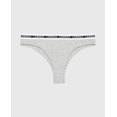 thumbnail image 1 of Icons Thong Panty in Heather Grey, 1 of 2