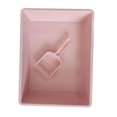 thumbnail image 3 of kurtrusly Cat Litter Box Pet Litter Tray Toilet Litter Pan Kitty with Scoop, 3 of 9