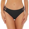 thumbnail image 1 of B91xZ Bas de Bikini pour Femme String Maillot de Bain, Noir P, 1 of 4