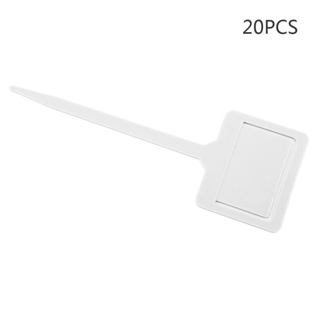 Garosa Plant Labels, Flower Label, 20PCS PVC Waterproof Durable Gardening Flower Plant Label Tags Garden Seed Stake Tool