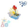 thumbnail image 4 of Trousse d'Expériences Scientifiques pour Enfants, Trousses de Science de Construction de Robot Ingénierie, 4 of 7