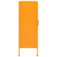 thumbnail image 3 of vidaXL Armoire de Rangement Jaune Moutarde 80x35x101,5 cm Acier, 3 of 5