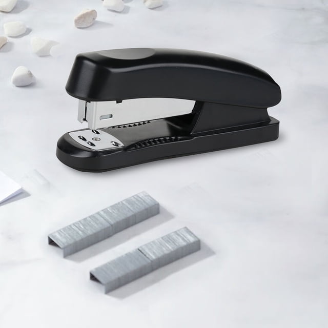Dvkptbk Plastic Office Stapler Stapler for Stapling Up to 25 Sheets Ergonomic Handheld Style Ideal for Office School Or Home Use Compact and Long Lasting