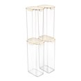 thumbnail image 4 of Sorbus 4-Pack Extra Tall Rectangle Food Storage Containers with Lids, Clear, Stackable, 4 of 8