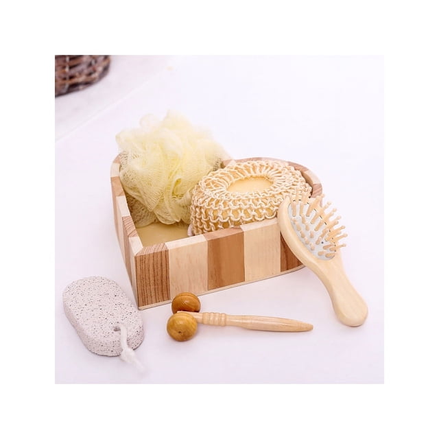 Jinsinto Ensemble-Cadeau de Type Cœur Ensemble de Bain Ensemble de Bain Ensemble de Bain Ensemble de Bain Ensemble Six Pièces Assortiment de Articles de Toilette