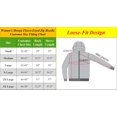 thumbnail image 2 of Women‘s Loose Fitting Tech Sherpa Fleece-Lined Zip Hoodie With Chest Pocket, 2 of 2