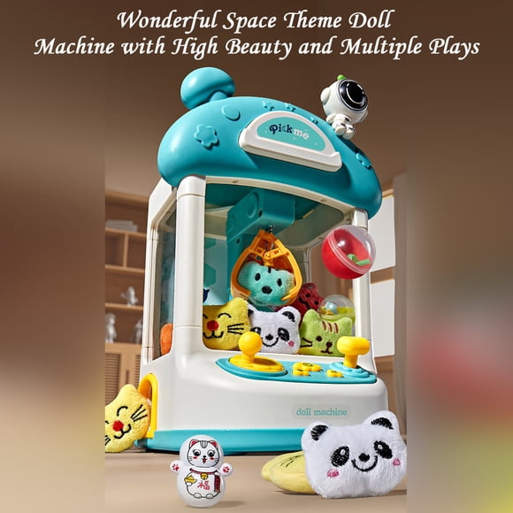 tumgatte Machine à Pinces Spatiale Jouet pour Enfants Domestique Électrique Petite Pince Poupée Maison de Jeu Machine jusqu'à 60 % de Rabais