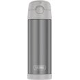 thumbnail image 1 of Thermos Vacuum Insulated FUNTainer Grey Bottle, 470 ml, 1 of 3