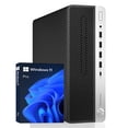thumbnail image 4 of HP ProDesk 600 G4 SFF Desktop Computer PC Combo | Intel i5 Hexa-Core 8th Gen CPU | 32GB DDR4 RAM | 2TB NVMe SSD | Windows 11 Pro | RGB Sound Bar | HDMI |WIFI - Refurbished, 4 of 5