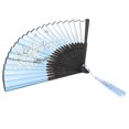 thumbnail image 3 of Cherry Blossom Fans Asian Wedding Favor Party Reception Delicate Folding, 3 of 10