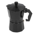 thumbnail image 4 of 150ML 3 Cups Aluminum Coffee Pot Percolator Italian Cafetiere Household Moka Coffee Tea MakerBlack, 4 of 7