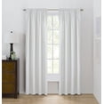 thumbnail image 1 of Eclipse Draft Stopper 63" Room Darkening Rod Pocket Window Curtains Panel, 1 of 3
