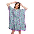 thumbnail image 1 of Moomaya Robe Courte de Caftan de Plage, Robe de Couverture Imprimée, Kaftan pour Femmes, Tenue de Plage, Couverture, 1 of 4