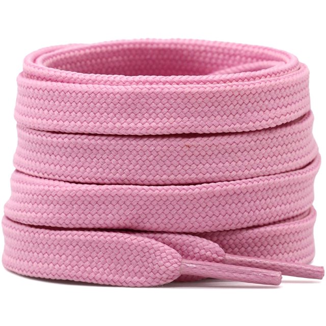 Solid Flat Shoelaces Hollow Thick Athletic Shoe Laces Strings 2 Pair