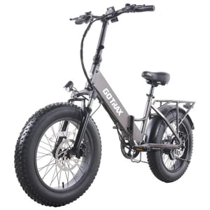 GOTRAX F3 Adult Electric Bike, 500W Motor, 20" x 4" Tires 32KPH, Max 72KM Range, Shimano 7 Speed, Folding Frame Commuter E-Bike for Adult