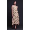 thumbnail image 3 of Bimba Robe Décontractée Longue Dos Nu à Col Licou pour Femmes, Robe de Plage Imprimée - X-Grand, 3 of 6