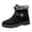 Black, variant on Women's Snow Boots Winter Snow for Women No Heel Women Snow Warm Suede On Mid Snow Boot for Women Snow Low Cut Viscose Calf Comfortable Fashion Flat Go Walk for Women Snow Womens Snow Skis