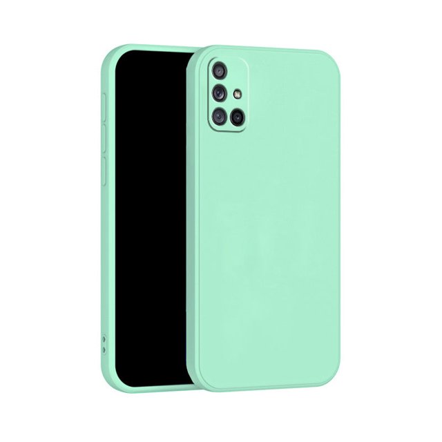 PANDACO Étui Souple à Étui Mate Menthe pour Samsung Galaxy A71 4G