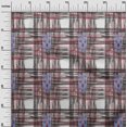 thumbnail image 2 of oneOone Tissu en Coton Flex Imprimé Ikat Tourbillon & Carreaux au Mètre 40 Pouces de Large, 2 of 4