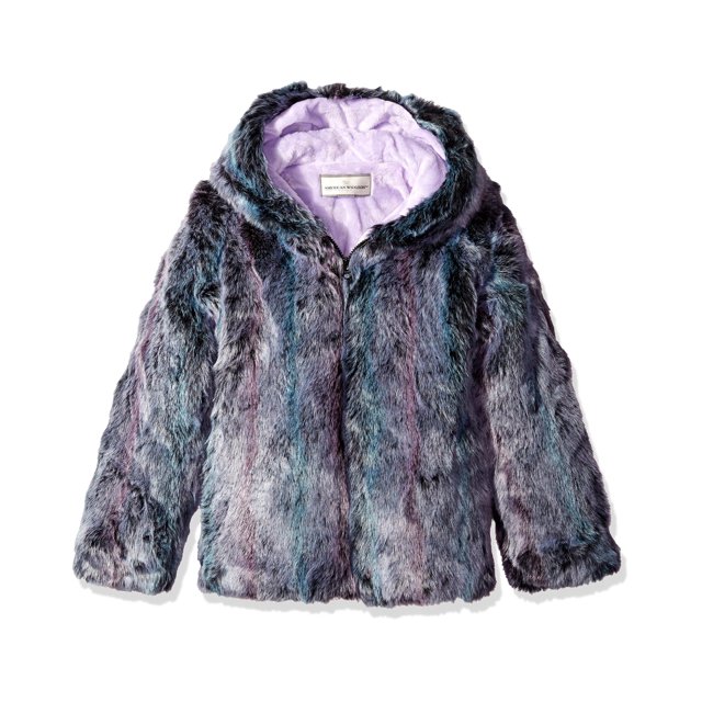 Widgeon Veste Sans Manches à Fermeture Éclair en Fausse Fourrure pour Filles