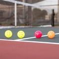 thumbnail image 4 of relayinert 6 Pcs/ensemble Balles de Pickleball Professionnelles de Rechange 40 Trous Réutilisables Balles de Pickle d'Entraînement Assorties Kit Cadeau d'Anniversaire Vert, 4 of 9