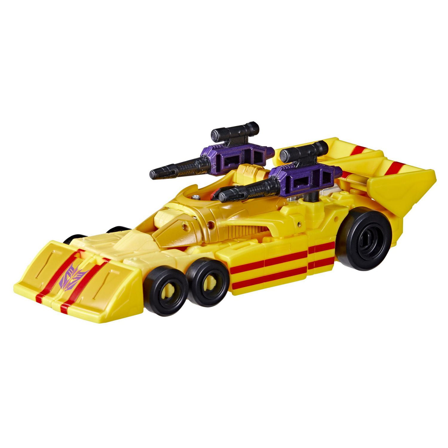 Transformers Generations Legacy Deluxe Decepticon Dragstrip - Figura de 14 cm para crianças a partir dos 8 anos