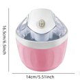 thumbnail image 3 of Dvkptbk ice machine Upgraded Small Home Mini Ice Cream Maker with Lid Mini Ice Cream Maker 1QT 15-Min Fast Yogurt Sorbet Maker Homemade, 3 of 6