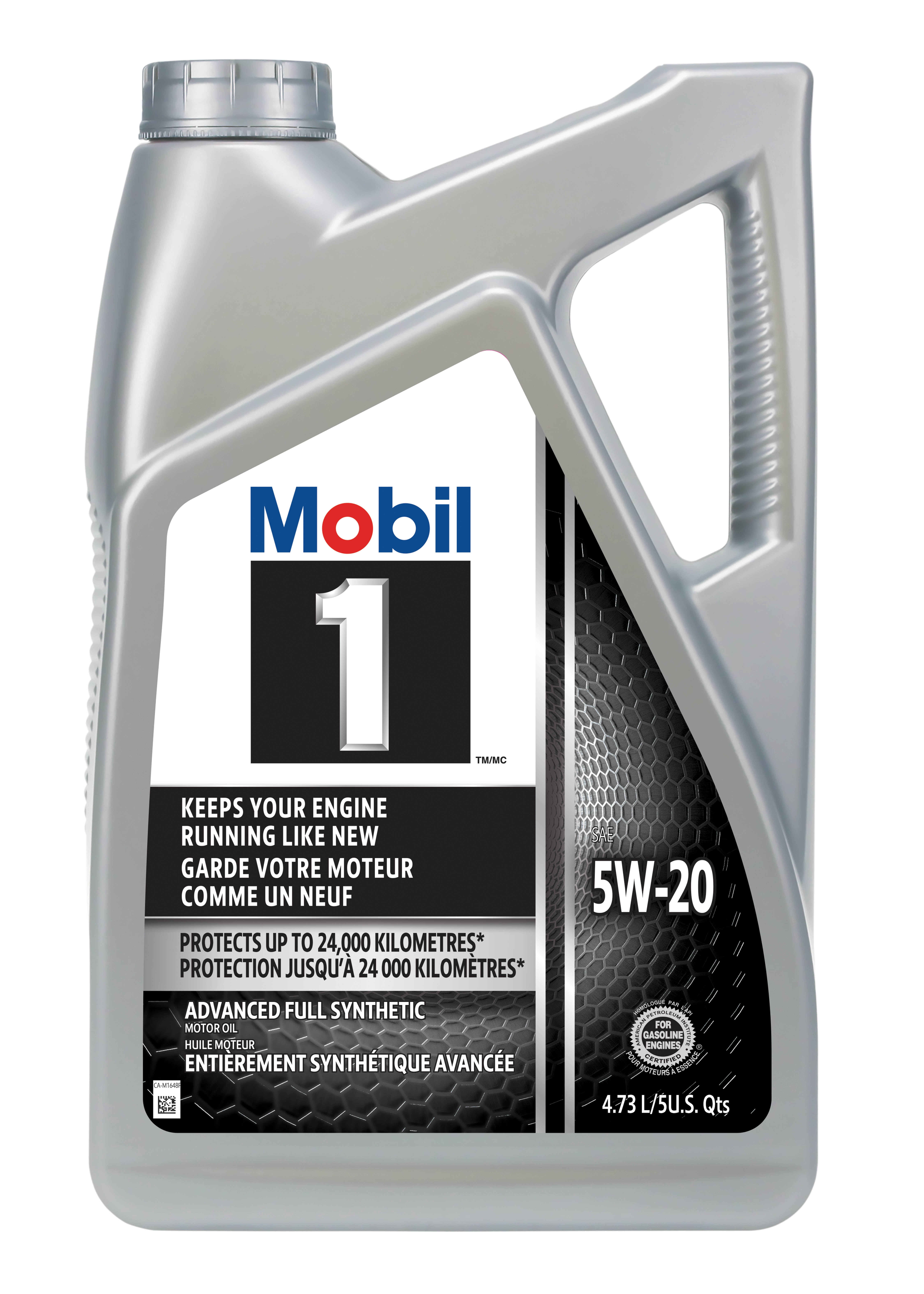 Mobil 1™ Advanced Fuel Economy Full Synthetic Motor Oil 0W-20