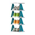 thumbnail image 5 of Birdeem Multi-Layer Letter Shoe Rack, Small Shoe Cabinet for Household Doorstep Balcony, and Economical Folding Shoe Rack for Student Dormitories, 5 of 5