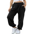 thumbnail image 1 of Pantalons de Jogging/Dance Décontractés en Coton pour Femmes Taille Haute, 1 of 4