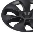 thumbnail image 2 of 4 Pcs Capuchons de Moyeu pour Roues de 19 Pouces Couverture Complète Remplacement pour Tesla Modèle Y 2020 à 2023 Noir Mat, 2 of 8