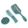 thumbnail image 2 of Ensemble de Brosse et Peigne Démêlant pour Cheveux, Ensemble de Brosse et Peigne pour Cheveux Ensemble Portable de Brosse et Peigne pour Cheveux Ensemble de Brosse et Peigne à Palette Véritable Excellence, 2 of 8