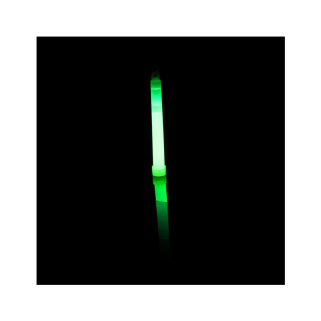 Decodeary Bâton Lumineux en Plastique Portable Coloré Extérieur Camping Randonnée Urgence Fête Scène Performance Bâtons Lumineux avec Cintre Vert 1 Ensemble