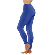 Wlynlyn Leggings for Women Low Waist Butt Lifting Yoga Pants Athletic Workout Tights Elastic Compression Pants Size XXL