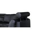 thumbnail image 3 of Velago ROSSINI Sofa sectionnel circulaire moderne en cuir véritable, 3 of 5