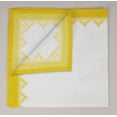 thumbnail image 4 of Vargottam Collection de Luxe Linge de Table Décor Serviette en Coton Tissu Imprimé Serviettes Réutilisables Ensemble de 12, 20 X 20 - Citron, 4 of 6