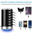 thumbnail image 3 of Lksixu 6 USB Smart Fast Charger 6A Multi-port USB Cylindrical Charger,applicable To Android And IOS Mobile Phones, MP3/MP4, Cameras, Tablets,etc. Fast Charging Socket fast charging socket Electronics, 3 of 7