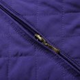 thumbnail image 3 of Bienzoe Women Casual Quilted Sleeveless Light Weight Vest Stretch Rib Purple XL, 3 of 5