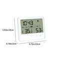 thumbnail image 3 of Alarm Clock,Led Small Digital Alarm Clock For Bedrooms,Multi-function Digital LCD Large Screen Weather Clock Indoor Temperature and Humidity Meter with Alarm Clock Weekly Calendar Weather Forecasts, 3 of 8
