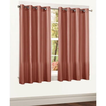 Mainstays Faux Silk Drapery Grommet Window Panel