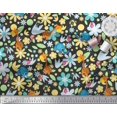 thumbnail image 2 of Soimoi Rayon Fabric Floral,Bird & Animal Cartoon Decor Fabric Printed Yard 42 Inch Wide, 2 of 3