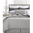 thumbnail image 2 of Ultra Soft 1800 Series 3 PC Striped Duvet Set (King, Grey), 2 of 3