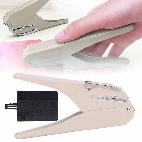 Perforatrice à un Seul Trou, Perforatrice Champignon à un Trou avec Règle pour Cahier