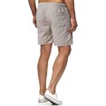 thumbnail image 4 of HIMONE Men Sweat Shorts Casual Loose Homewear Solid Color Trunks Elastic Waist Quick Dry Beach Short Pants, 4 of 4
