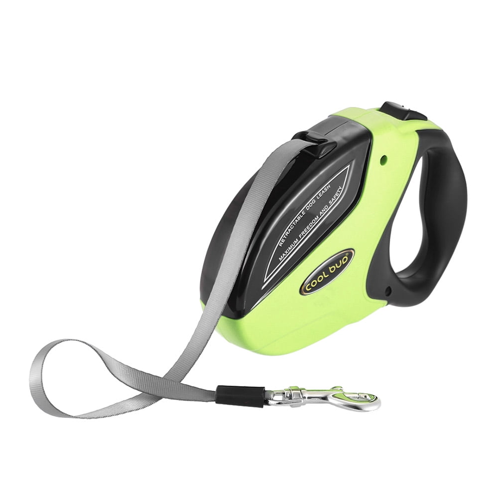 Amdohai Retractable Dog Walking Leash with Break&Lock Button 16ft Nylon Ribbon for Small/Medium/Large Dogs up to 110lbs