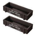 thumbnail image 1 of DYNWAVECA Wooden Planter Box Multifunctional Rectangular Home Decor Wooden Box Plant Container for Garden Balcony Farmhouse Decoration Black, 1 of 9