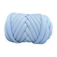 thumbnail image 4 of GUOOL Chunky Yarn 62.3ft Washable Jumbo Tubular Yarn for Macrame Throw Pillow Sky Blue, 4 of 9